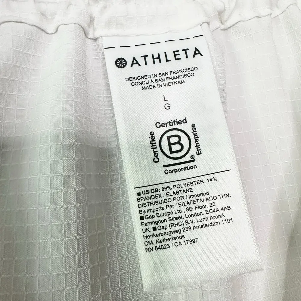 Athleta Boundless Tank bright white adjustable sleeveless women’s size large - Picture 10 of 14